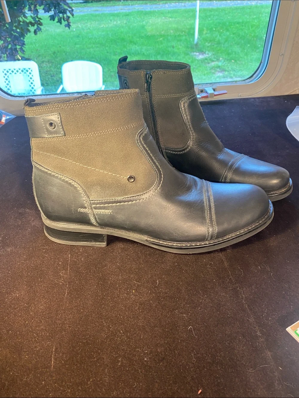 Alfani Men’s Black Leather Chukka Boots